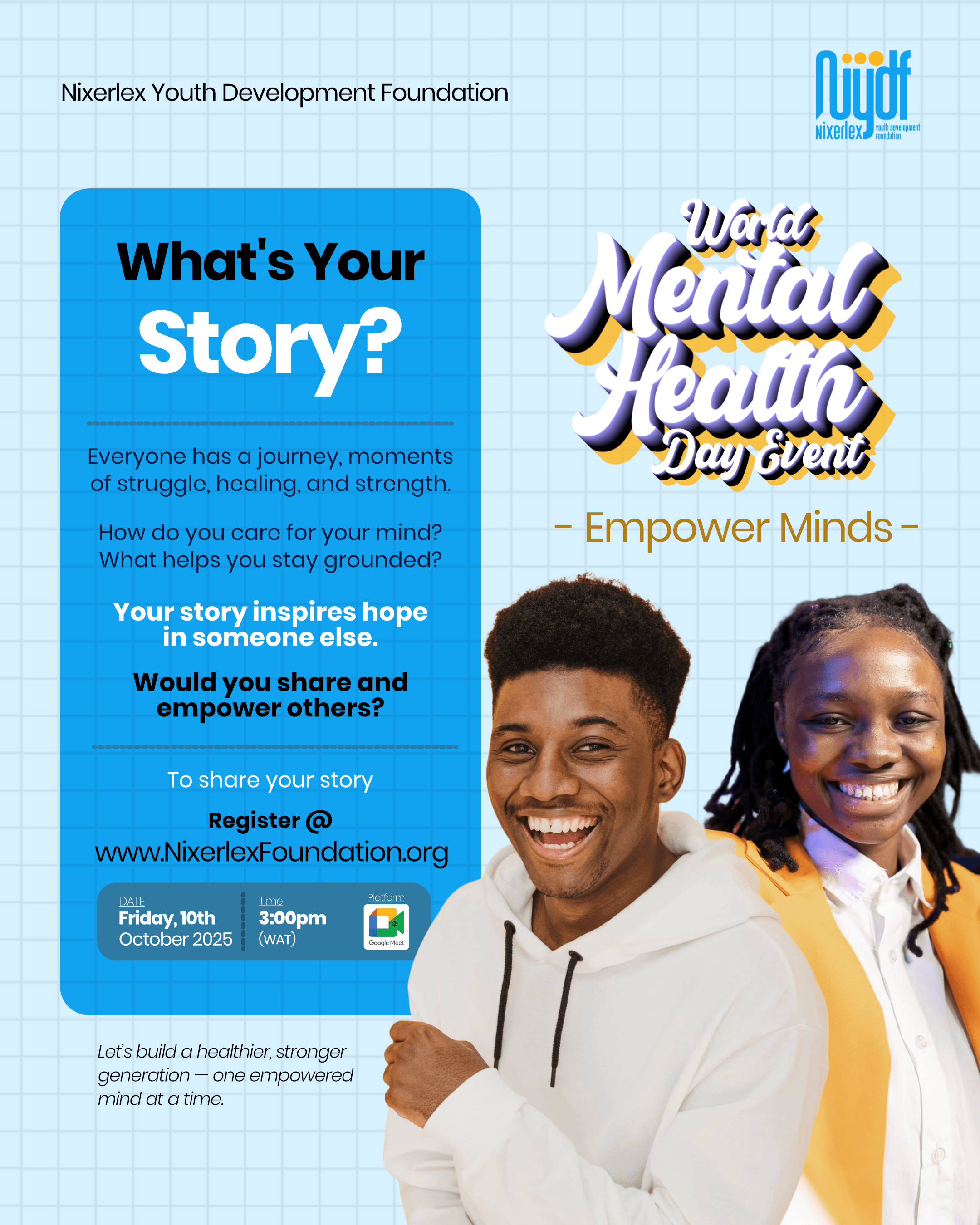 Mental Calm Conference promotional poster